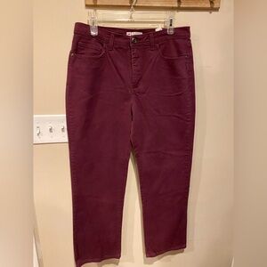 Lee burgundy jeans. Size 12P​